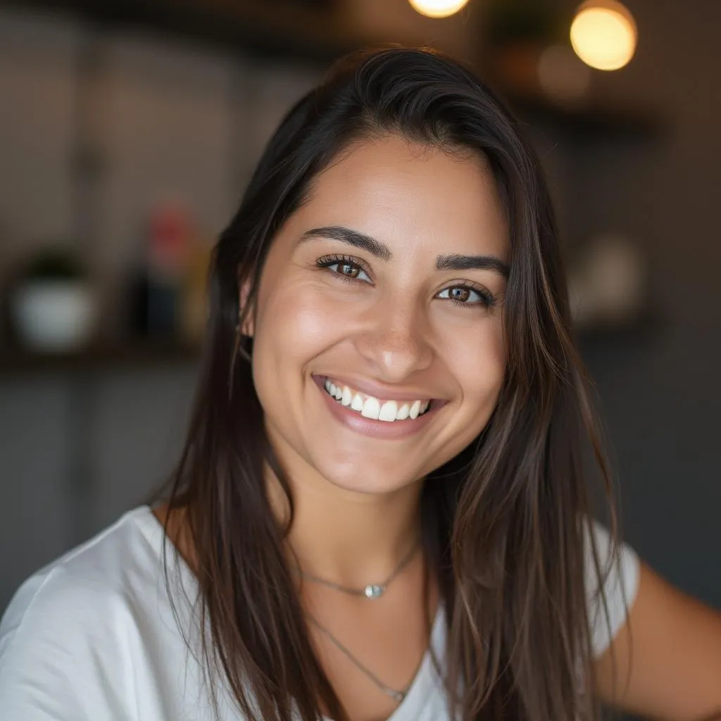 Foto de cliente satisfecho, Carla Méndez